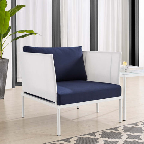 Harmony Sunbrella® Outdoor Patio Aluminum Armchair Modway Model: eei-4955