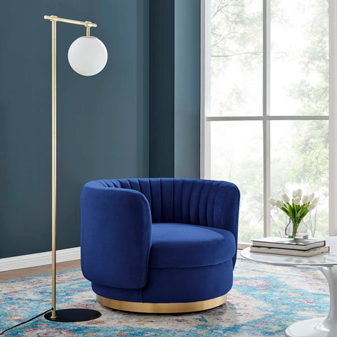 Embrace Tufted Performance Velvet Swivel Chair Modway Model: eei-4997