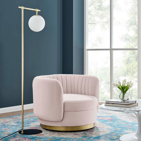 Embrace Tufted Performance Velvet Swivel Chair Modway Model: eei-4997