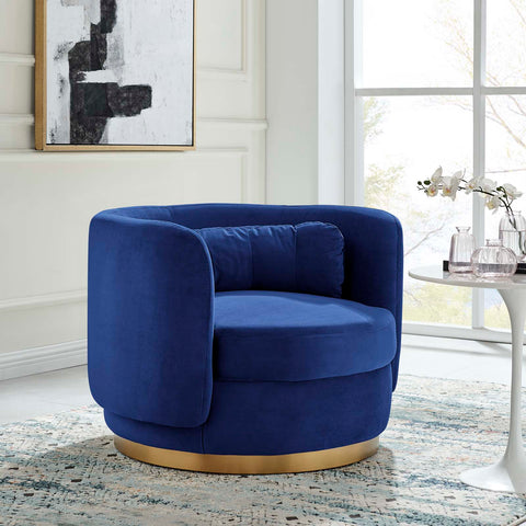 Relish Performance Velvet Swivel Chair Modway Model: eei-4999