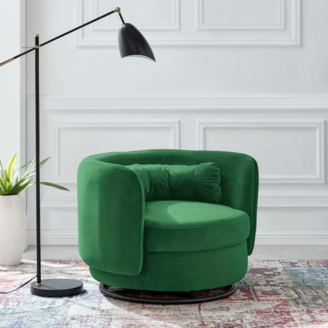 Relish Performance Velvet Swivel Chair Modway Model: eei-5001