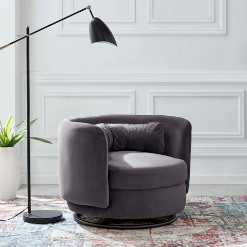 Relish Performance Velvet Swivel Chair Modway Model: eei-5001