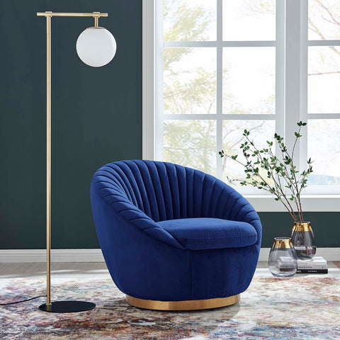 Whirr Tufted Performance Velvet Swivel Chair Modway Model: eei-5002