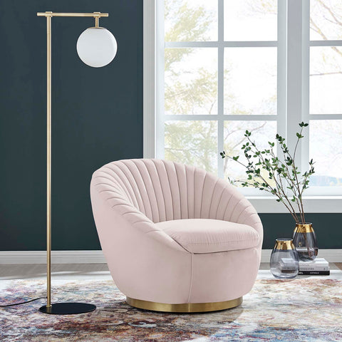 Whirr Tufted Performance Velvet Swivel Chair Modway Model: eei-5002