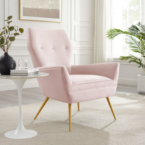Renata Button Tufted Performance Velvet Armchair Modway Model: eei-5020