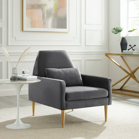 Liliana Performance Velvet Armchair Modway Model: eei-5021