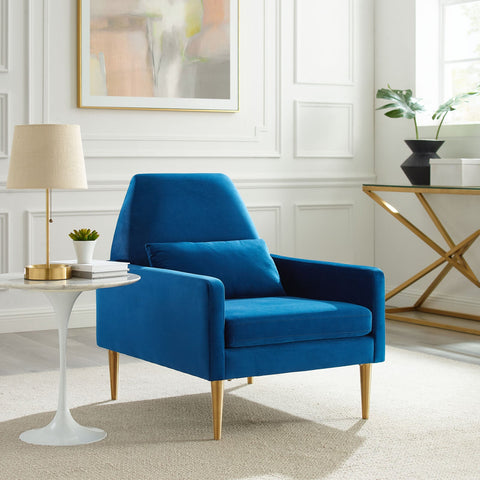 Liliana Performance Velvet Armchair Modway Model: eei-5021