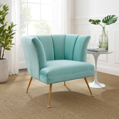 Veronica Channel Tufted Performance Velvet Armchair Modway Model: eei-5023