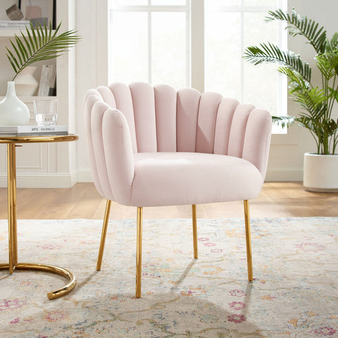 Sanna Channel Tufted Performance Velvet Armchair Modway Model: eei-5024