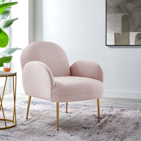 Transcend Performance Velvet Armchair Modway Model: eei-5026