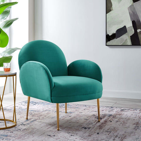 Transcend Performance Velvet Armchair Modway Model: eei-5026