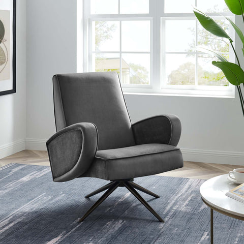 Superior Performance Velvet Swivel Chair Modway Model: eei-5027