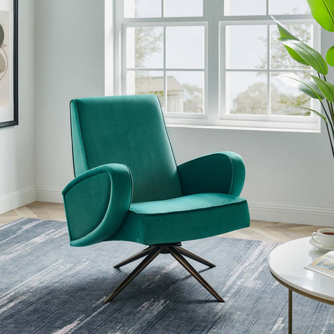 Superior Performance Velvet Swivel Chair Modway Model: eei-5027