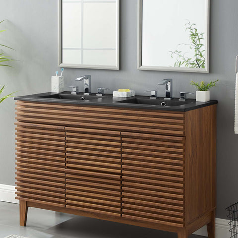Cayman 48" Double Basin Bathroom Sink Modway Model: eei-5073