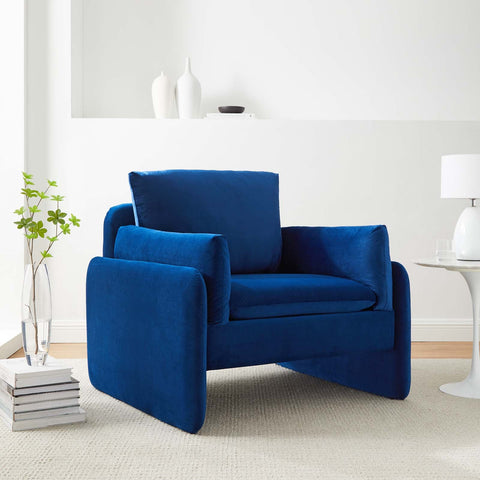Indicate Performance Velvet Armchair Modway Model: eei-5152