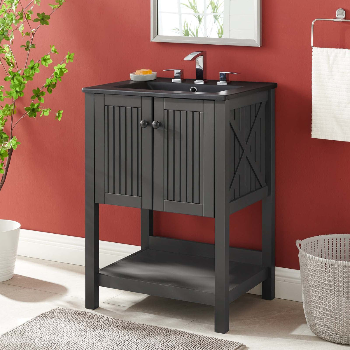 Steam 24" Bathroom Vanity Modway Model: eei-5360