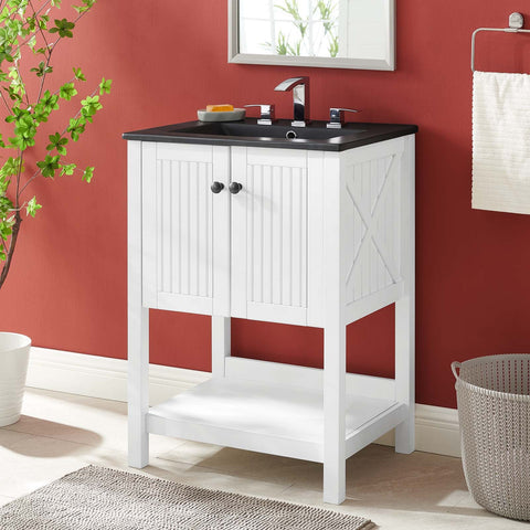 Steam 24" Bathroom Vanity Modway Model: eei-5360
