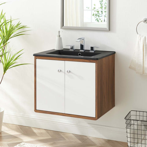Transmit 24" Wall-Mount Bathroom Vanity Modway Model: eei-5362