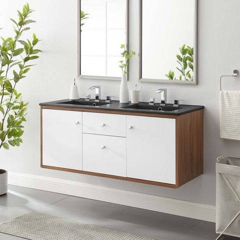 Transmit 48" Wall-Mount Bathroom Vanity Modway Model: eei-5382