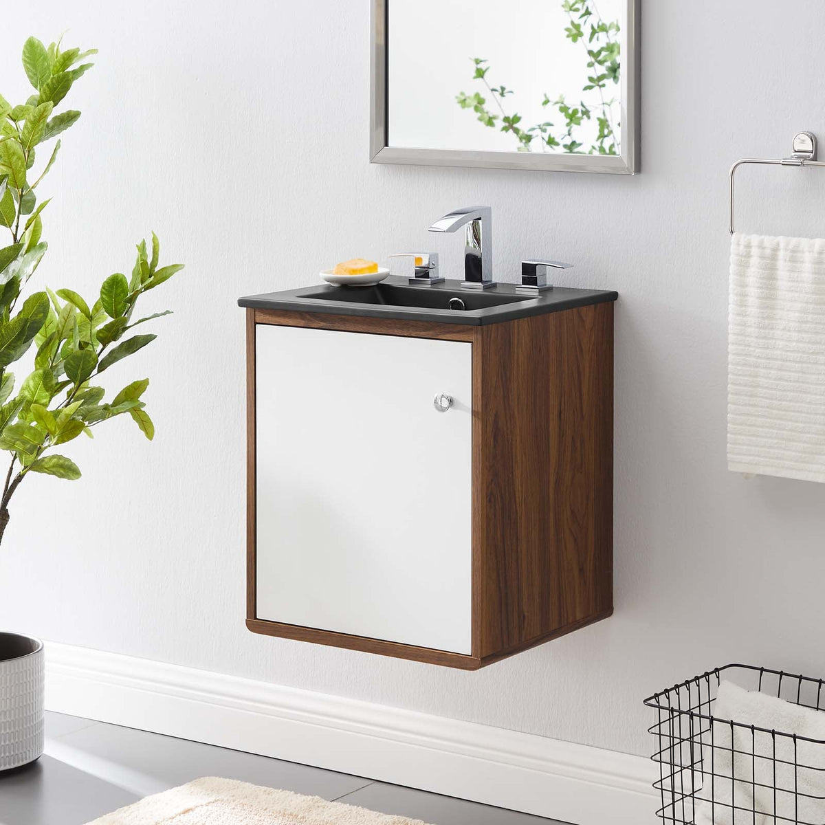 Transmit 18" Wall-Mount Bathroom Vanity Modway Model: eei-5388