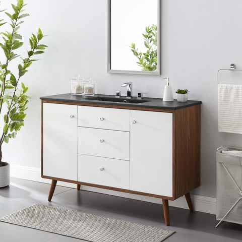 Transmit 48" Single Sink Bathroom Vanity Modway Model: eei-5397