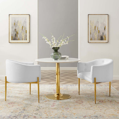 Savour Tufted Performance Velvet Accent Chairs - Set of 2 Modway Model: eei-5415