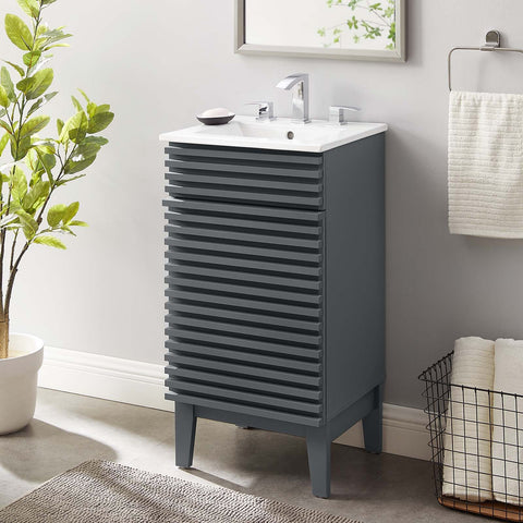 Render 18" Bathroom Vanity Cabinet Modway Model: eei-5420