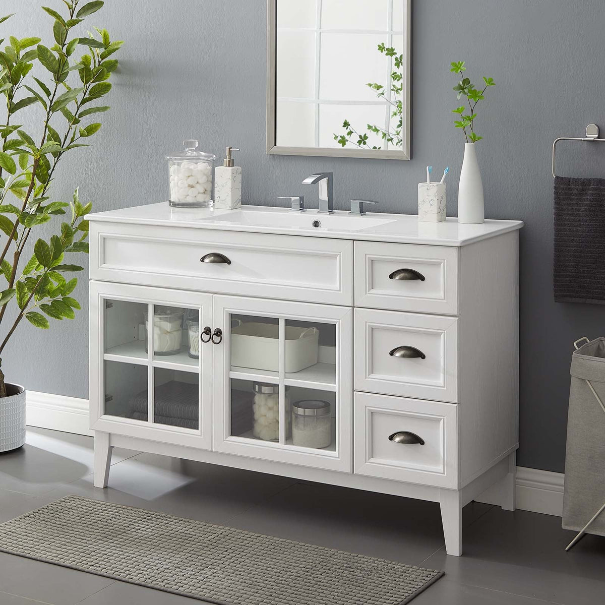 Isle 48" Bathroom Vanity Cabinet Modway Model: eei-5427