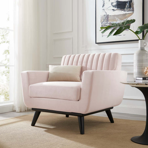 Engage Channel Tufted Performance Velvet Armchair Modway Model: eei-5457