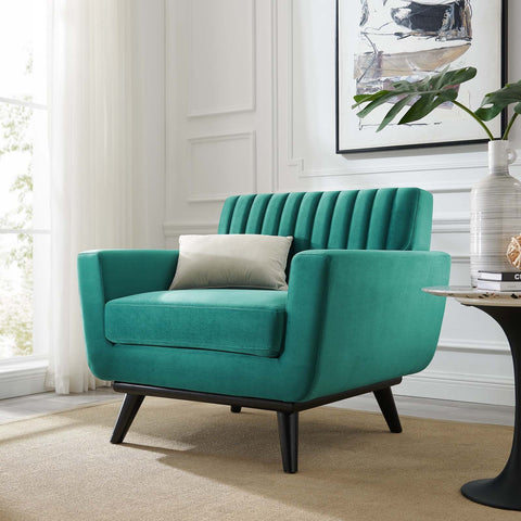 Engage Channel Tufted Performance Velvet Armchair Modway Model: eei-5457