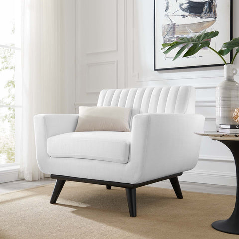 Engage Channel Tufted Fabric Armchair Modway Model: eei-5460