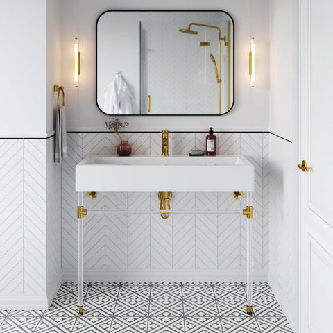 Redeem 40" Acrylic Wall-Mount Bathroom Vanity Modway Model: eei-5543