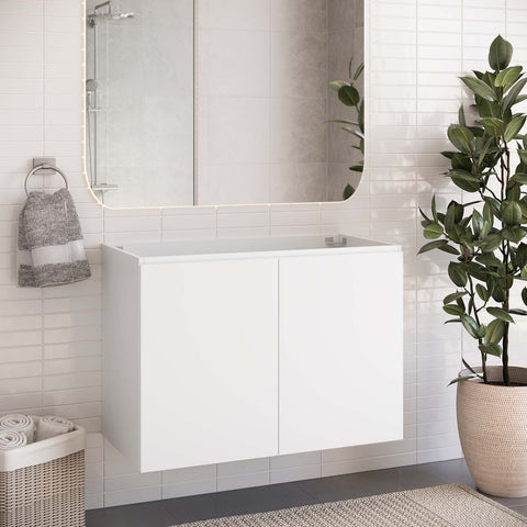 Bryn 36" Wall-Mount Bathroom Vanity (Sink Basin Not Included) Modway Model: eei-5559