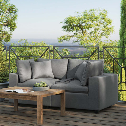 Commix Overstuffed Outdoor Patio Loveseat Modway Model: eei-5576