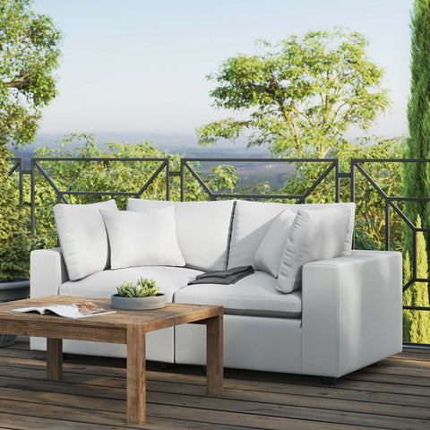Commix Overstuffed Outdoor Patio Loveseat Modway Model: eei-5576