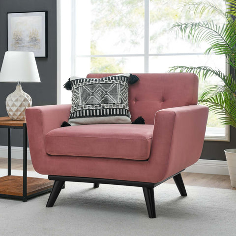 Engage Performance Velvet Armchair Modway Model: eei-5598