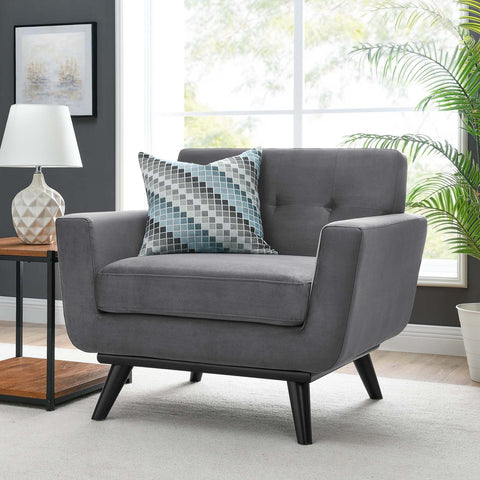 Engage Performance Velvet Armchair Modway Model: eei-5598