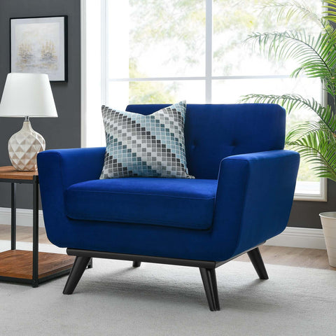 Engage Performance Velvet Armchair Modway Model: eei-5598
