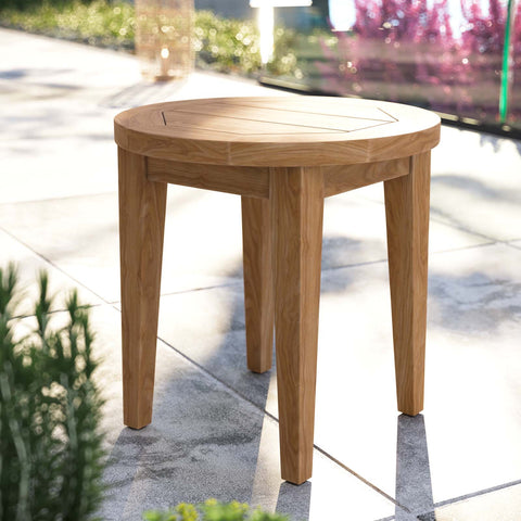 Brisbane Teak Wood Outdoor Patio Side Table Modway Model: eei-5604