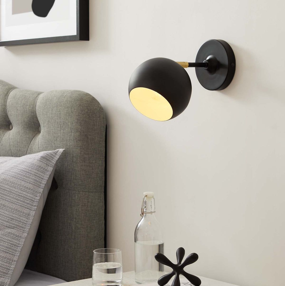 Chalice 4" Swing-Arm Metal Wall Sconce Modway Model: eei-5613
