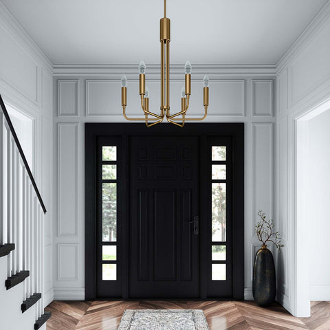 Rekindle 6-Light Chandelier Modway Model: eei-5637