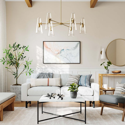 Beacon 6-Light Chandelier Modway Model: eei-5648