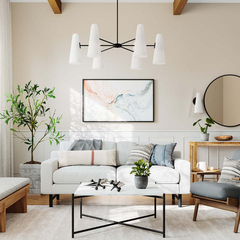 Beacon 6-Light Chandelier Modway Model: eei-5648