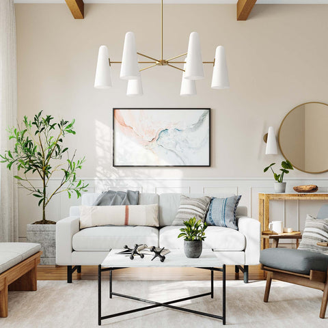 Beacon 6-Light Chandelier Modway Model: eei-5648