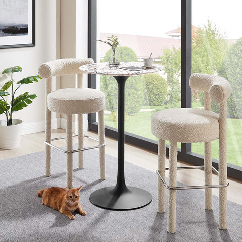 Lippa 28" Round Terrazzo Bar Table Modway Model: eei-5709