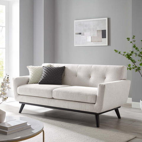 Engage Herringbone Fabric Loveseat Modway Model: eei-5759