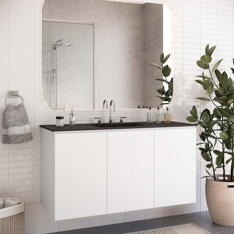 Bryn 48" Wall-Mount Bathroom Vanity Modway Model: eei-5780