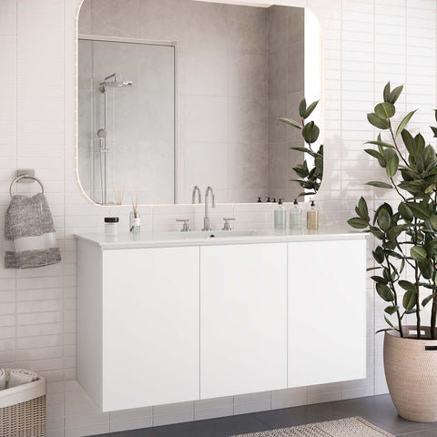 Bryn 48" Wall-Mount Bathroom Vanity Modway Model: eei-5780