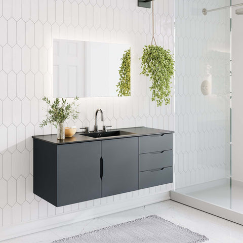 Vitality 48" Single Sink Bathroom Vanity Modway Model: eei-5784