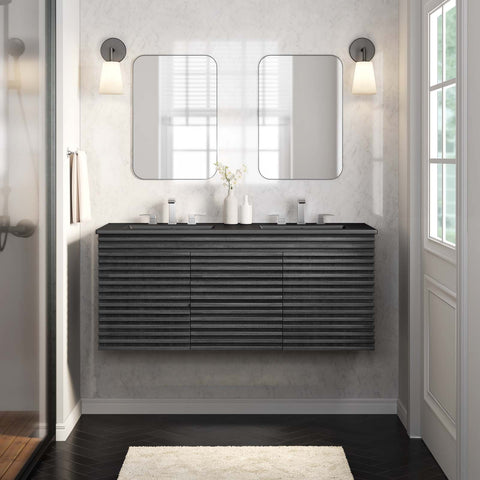 Render 48" Wall-Mount Bathroom Vanity Modway Model: eei-5802